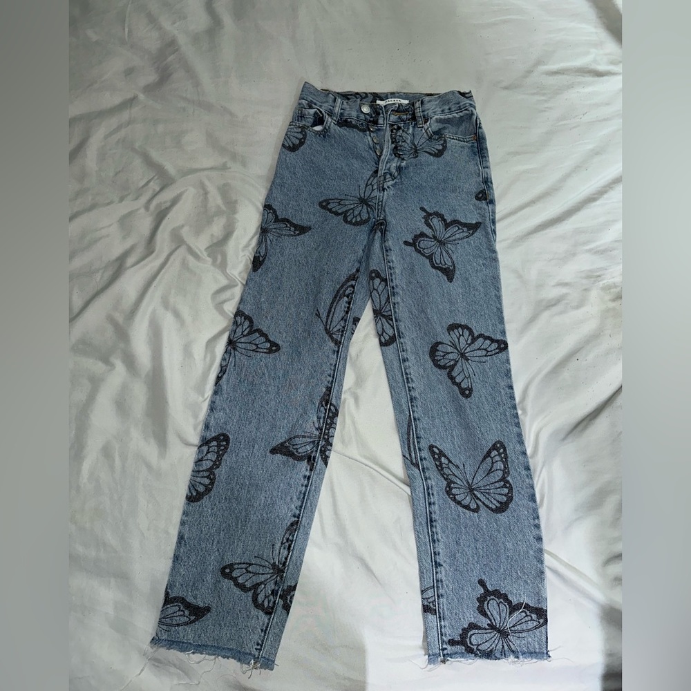 pacsun butterfly jeans